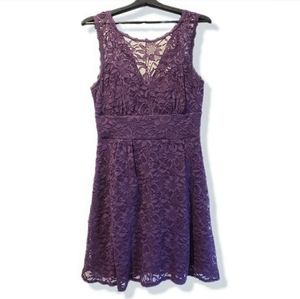 Purple Lace Dress